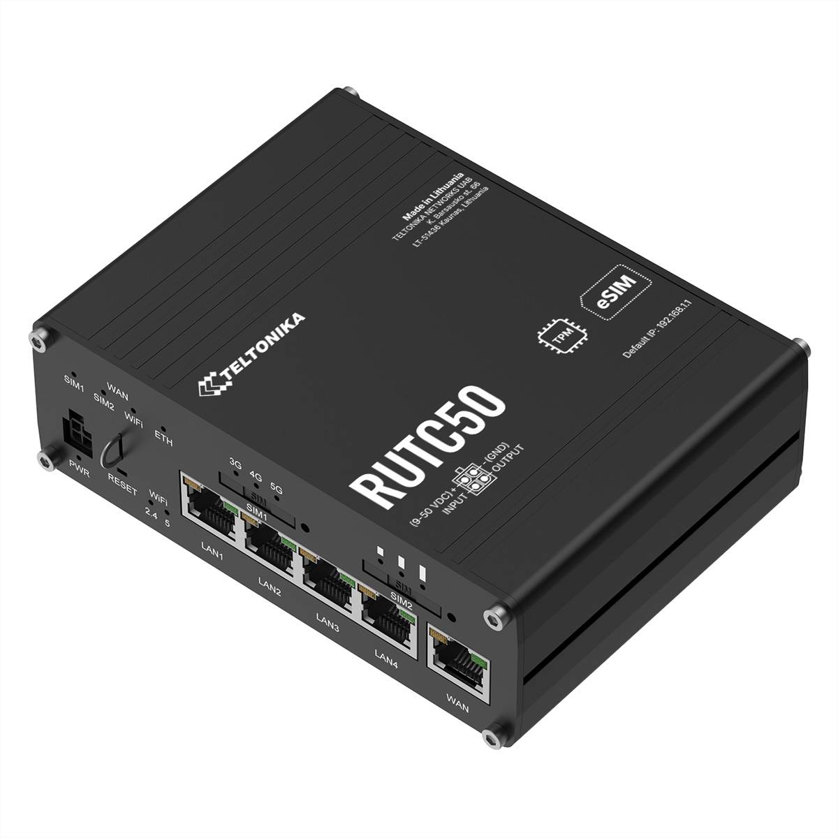 Teltonika RUTC50 - Wireless Router - WWAN 4-Port-Switch-0