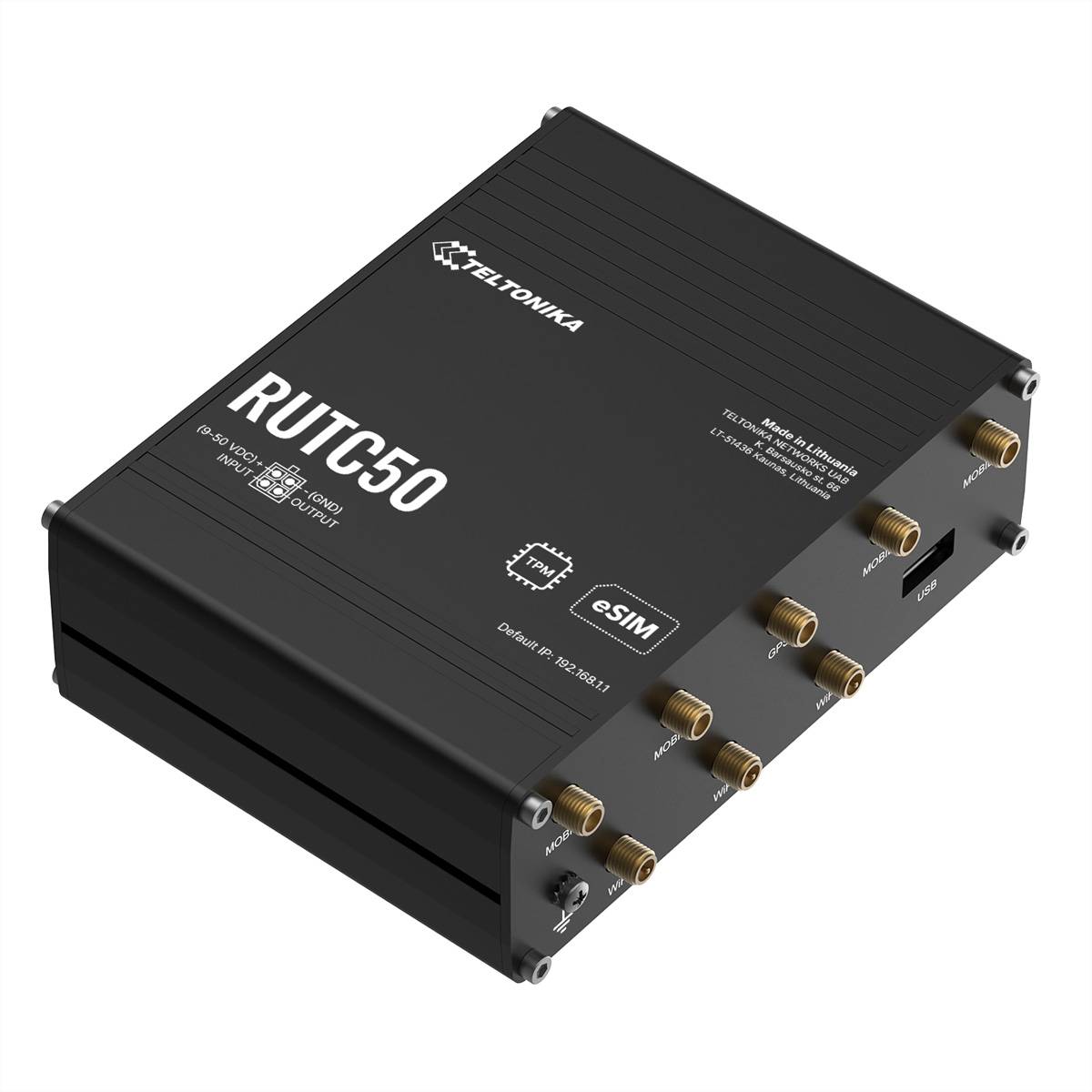 Teltonika RUTC50 - Wireless Router - WWAN 4-Port-Switch-2