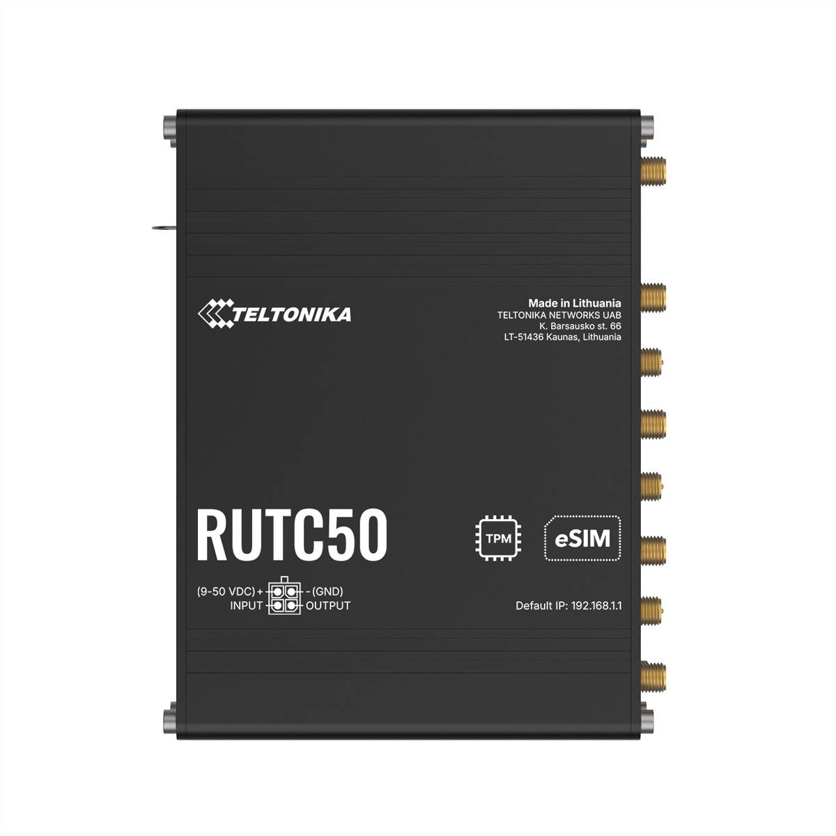 Teltonika RUTC50 - Wireless Router - WWAN 4-Port-Switch-4