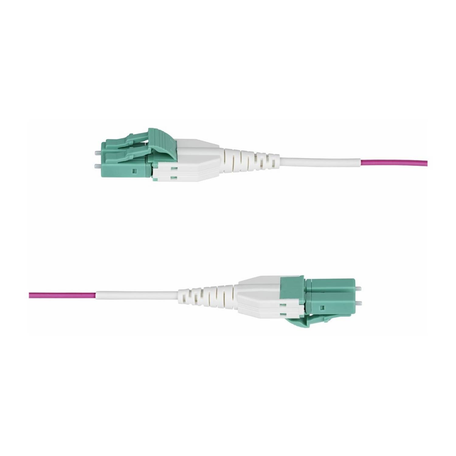 StarTech.com 2m (6.6ft) LC/LC (UPC) OM4 Multimode Fiber Optic Cable, OFNR - Patch-Kabel - LC/UPC Duplex Multi-Mode (M)-1