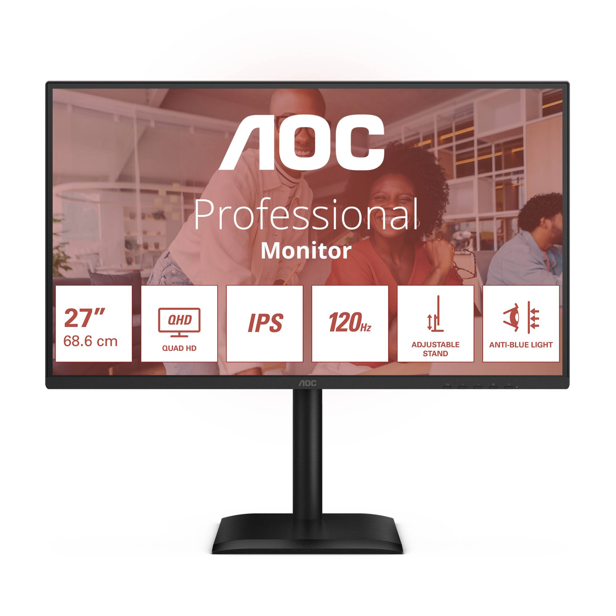 AOC 27E4U - LED-Monitor - 68.6 cm (27"") - 1920 x 1080 Full HD (1080p)-3