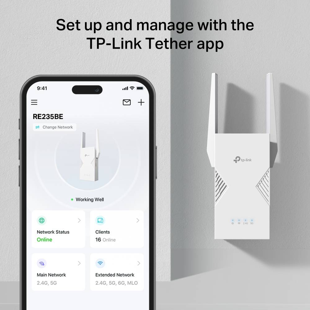 TP-LINK RE235BE V1 - Wi-Fi-Range-Extender - 2.5GbE-4
