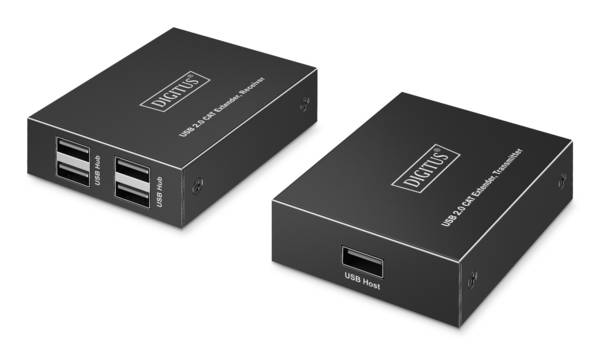 Digitus USB 2.0 CAT Extender, 4 Port USB-A, 150m DA-73120