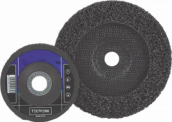 Grobreinigungsscheibe Ø125x22mm ext.coarse Bohr.22,23mm TECWERK