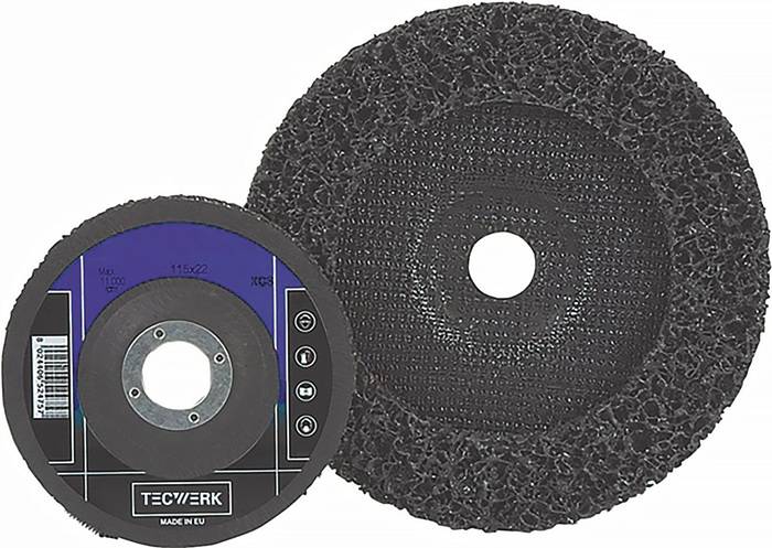 Grobreinigungsscheibe Ø125x22mm ext.coarse Bohr.22,23mm TECWERK-0