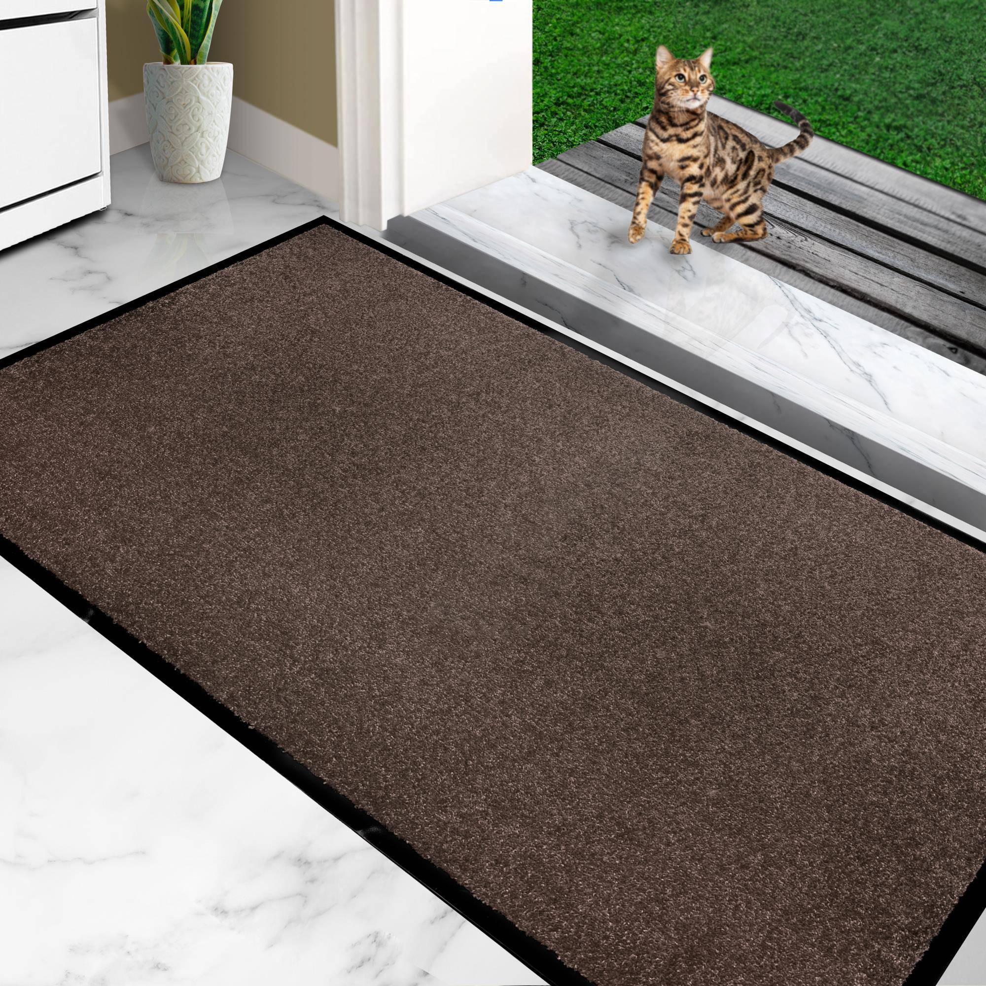 Furni24 Fußmatte - Beige, 90 x 150 cm-1
