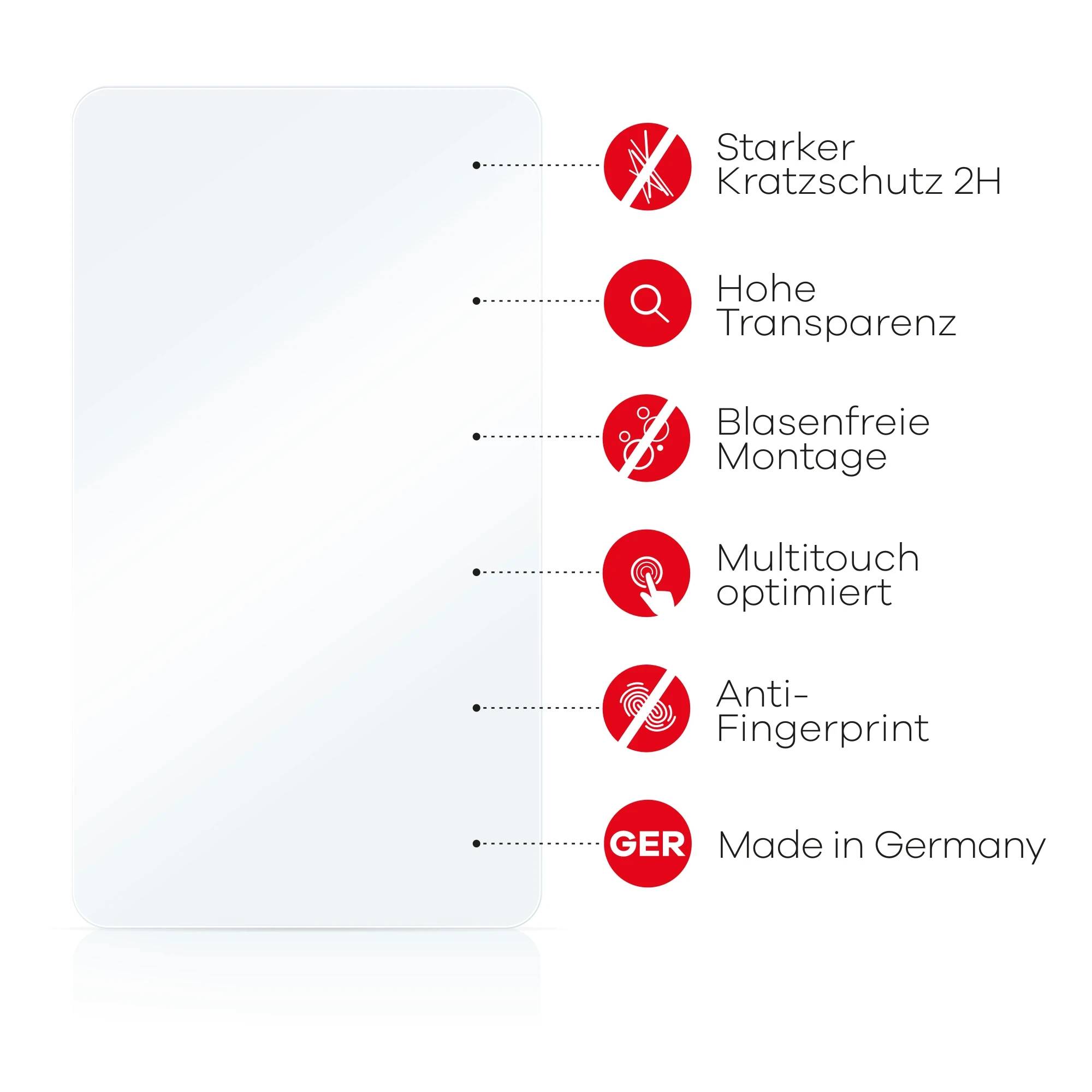 upscreen Schutzfolie für Samsung Galaxy Tab A11 Plus 5G 11" Kratzschutz Anti-Fingerprint Klar-2