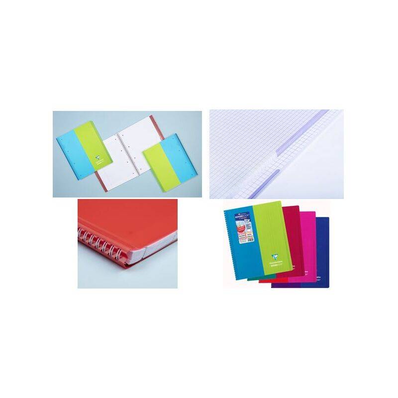 Clairefontaine Cahier KOVERBOOK TWIN, A4+, assorti-0