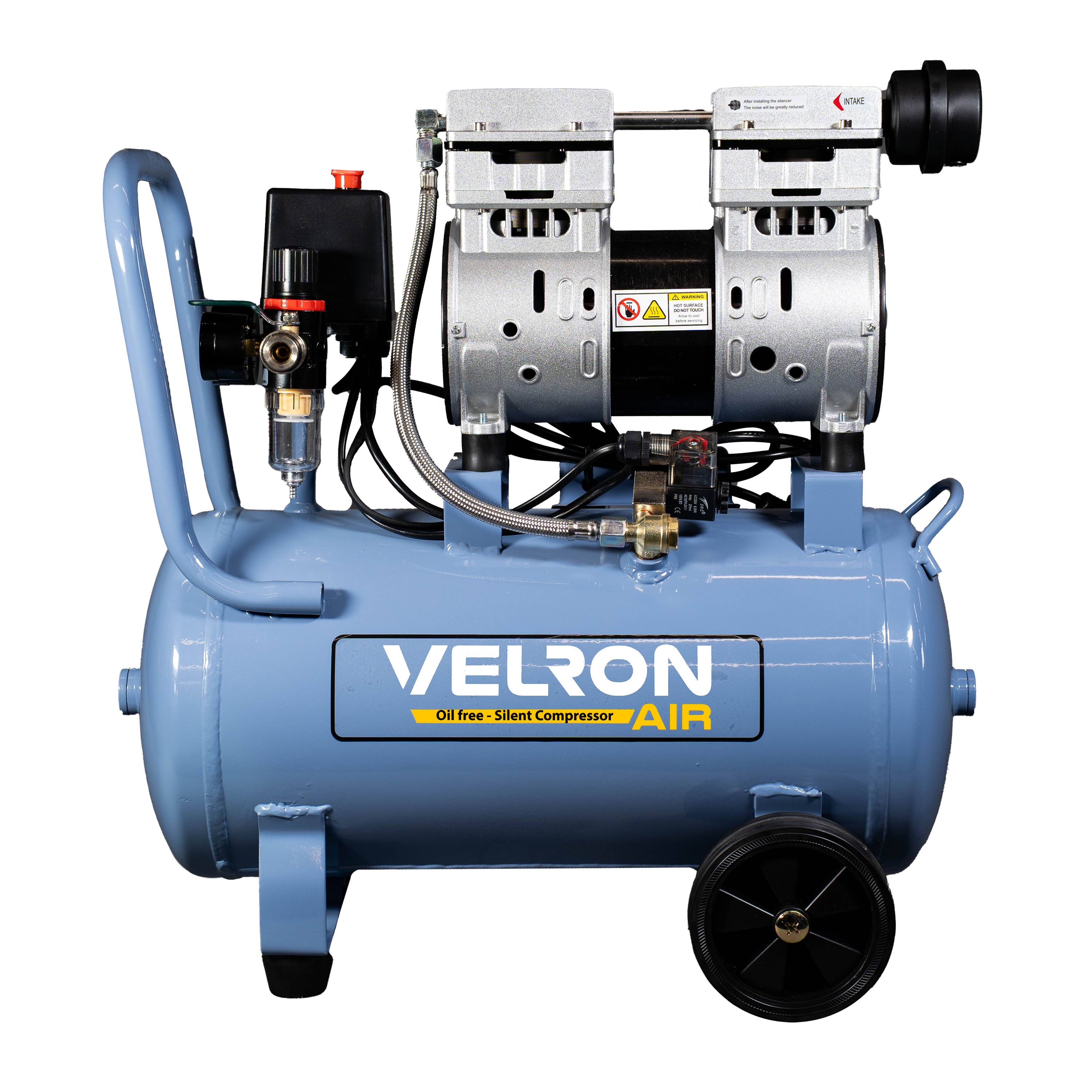 VELRON Flüster - Kompressor|750 W|25 L|130 L/min|8 bar