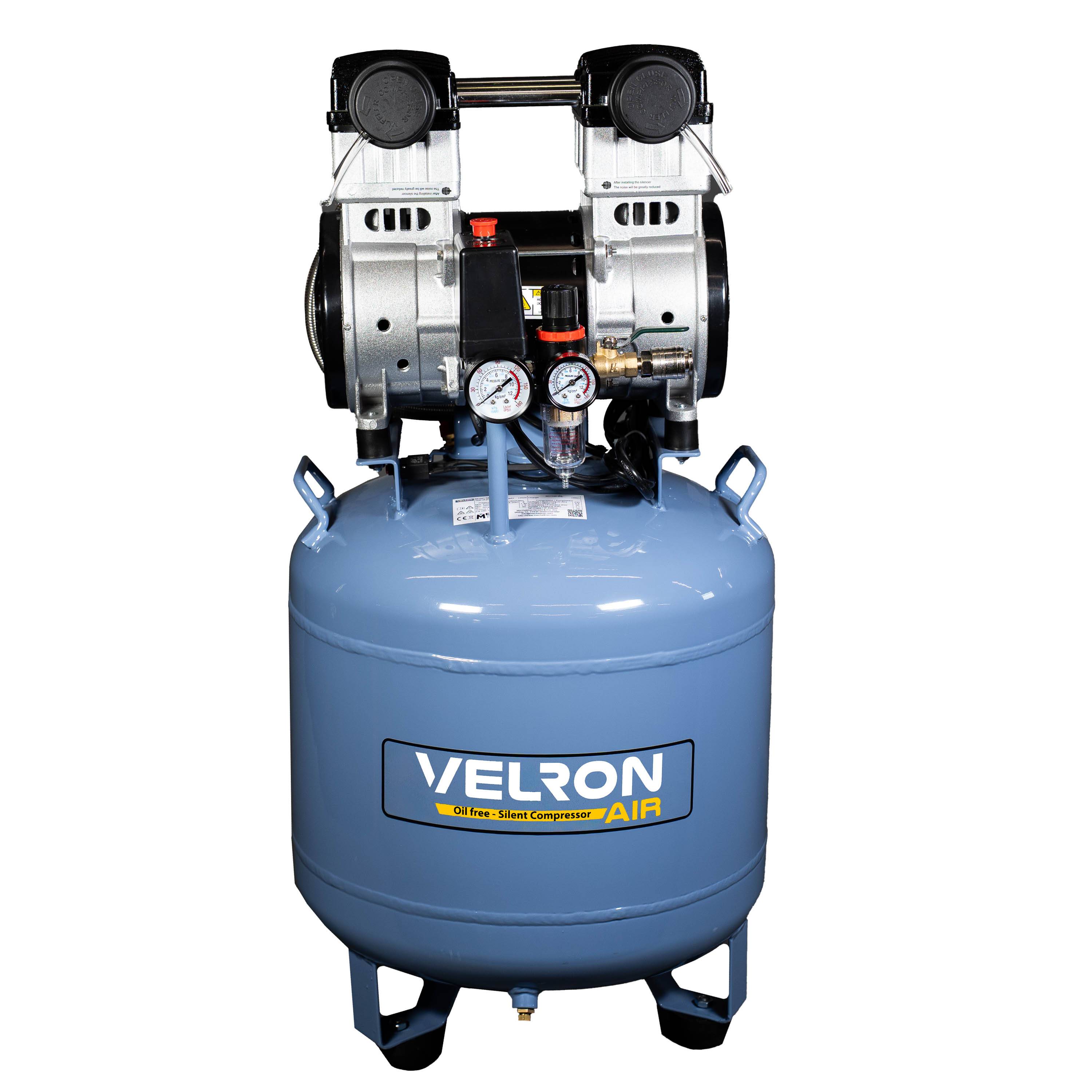 VELRON Flüster - Kompressor|1100 W|50 L|200 L/min|8 bar-0