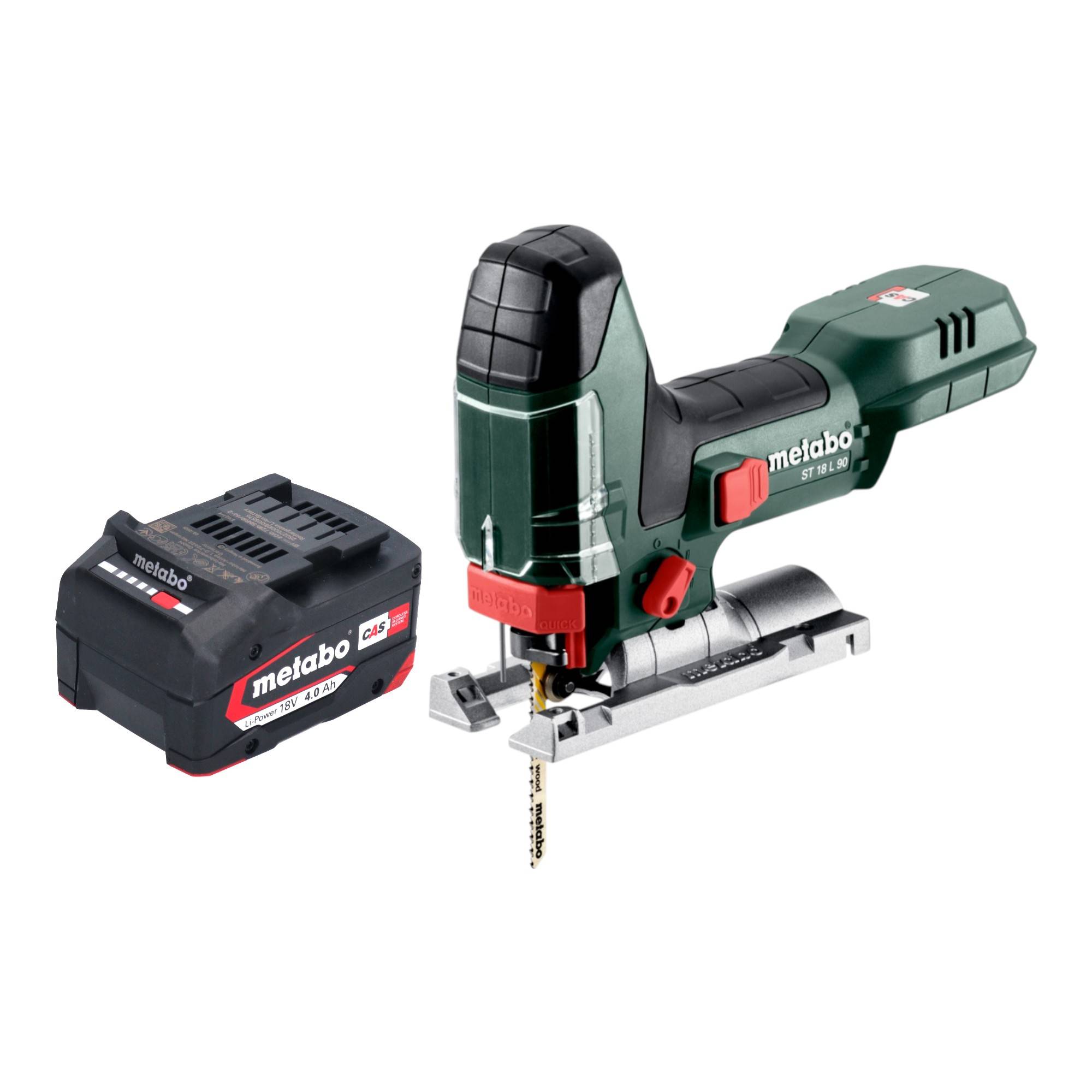 Metabo ST 18 L 90 Akku Stichsäge 18 V 90 mm + 1x Akku 4,0 Ah - ohne Ladegerät-0