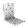 Winkelverbinder Montagewinkel leicht ohne Rippe 100 x 100 x 80 x 2,5 mm verzinkt - 10er-Pack