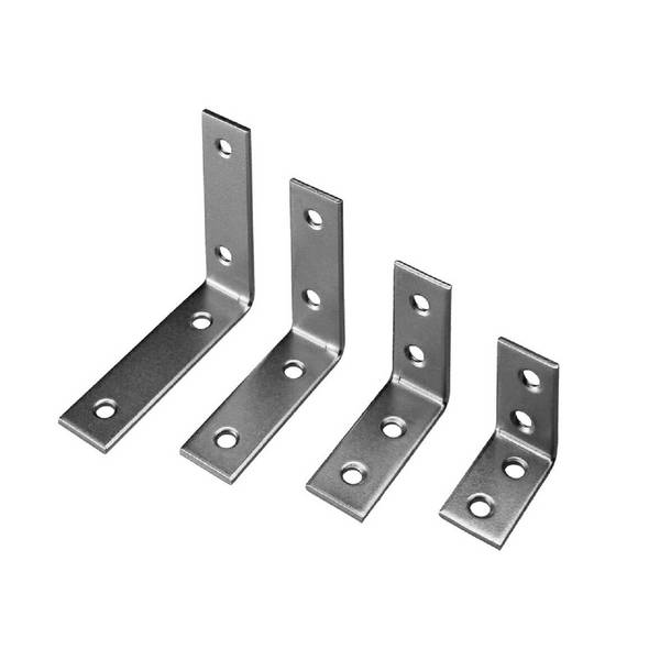 Stuhlwinkel Möbelwinkel Winkelverbinder 140 x 140 x 20 x 3 mm verzinkt - 10er-Pack