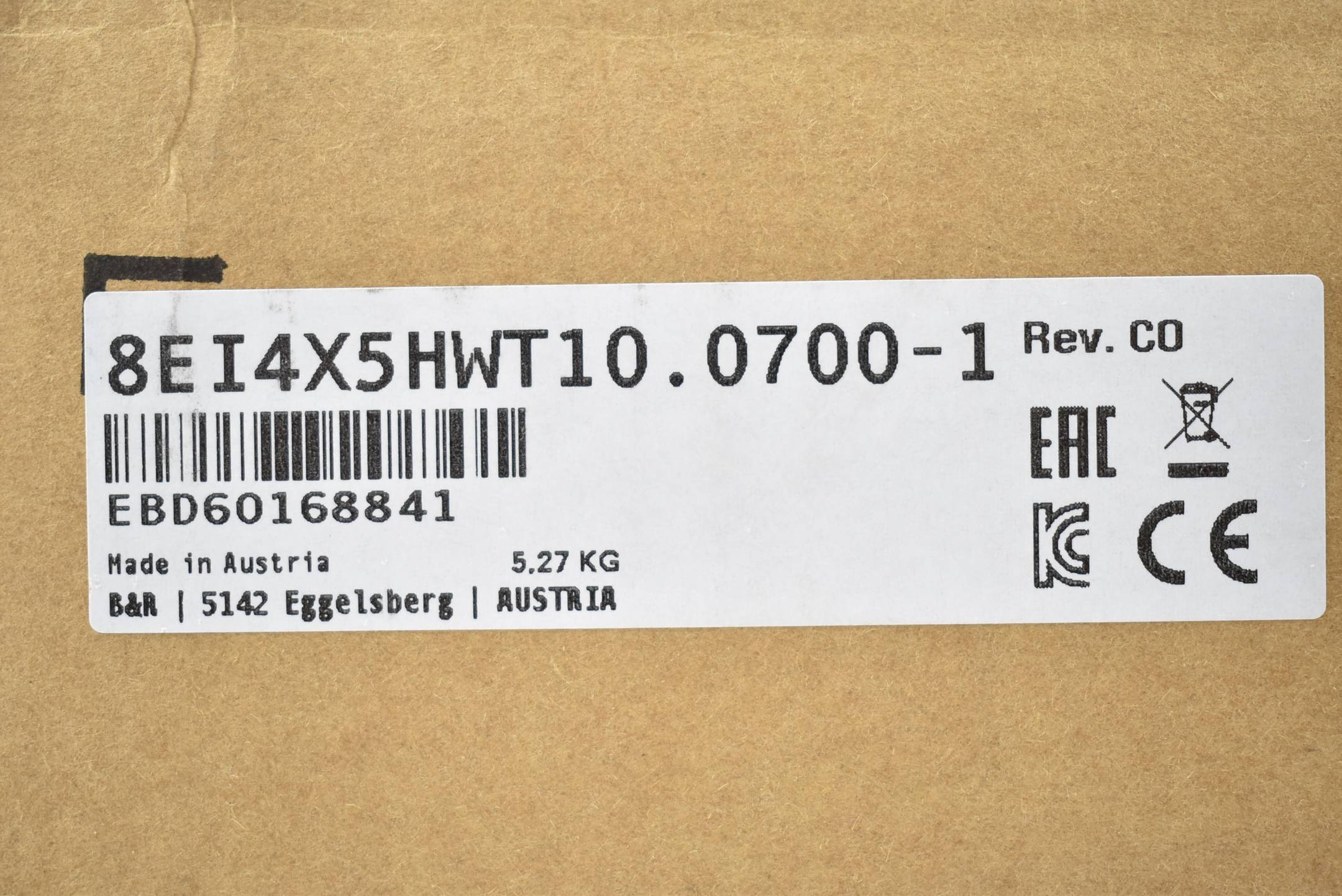 B&R automation Acopos P3 Servoverstärker 8EI4X5HWT10.0700-1 ( Rev. C0 )-1