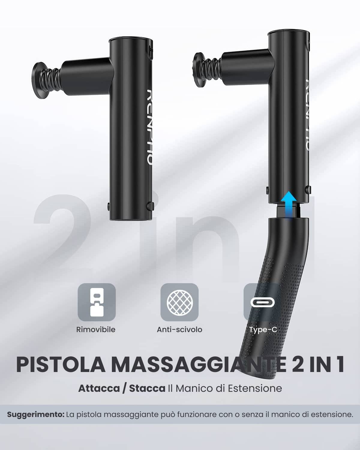 Renpho Extend Massage Gun massager Home & Living Hobby & Freizeit-1