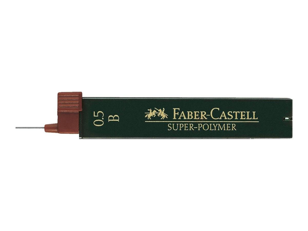 Faber-Castell Super-Polymer - Bleistiftmine - Superpolymer - B - 0.5 mm (Packung mit 24)-1