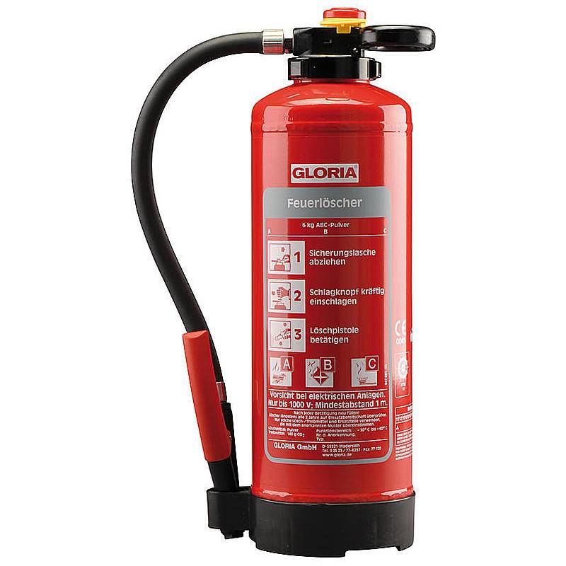 GLORIA Löscher P12 PRO + ES-FL-12 Kasten + Schild-3