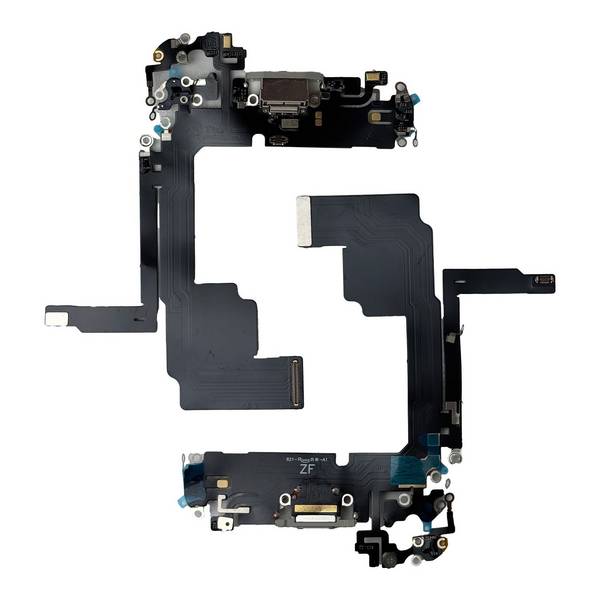 Für Apple iPhone 15 Pro Ladeanschluss Dock Connector Ersatzteil Weiß