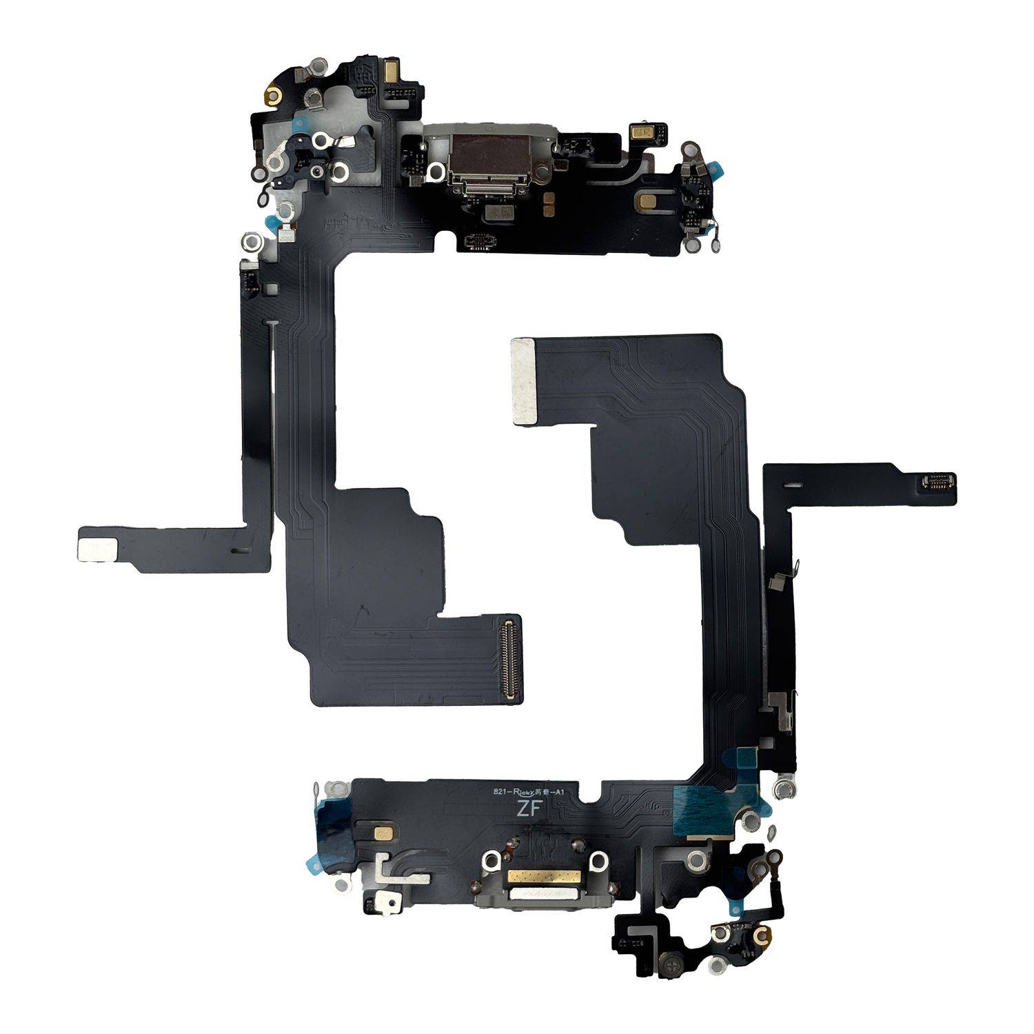 Für Apple iPhone 15 Pro Ladeanschluss Dock Connector Ersatzteil Weiß-0