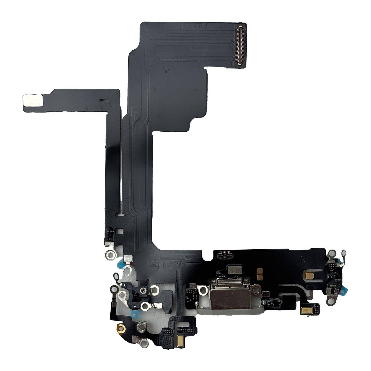 Für Apple iPhone 15 Pro Ladeanschluss Dock Connector Ersatzteil Weiß-1