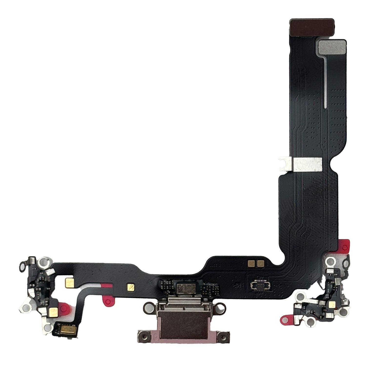 Für Apple iPhone 15 Plus Ladeanschluss Dock Connector Ersatzteil Pink-1