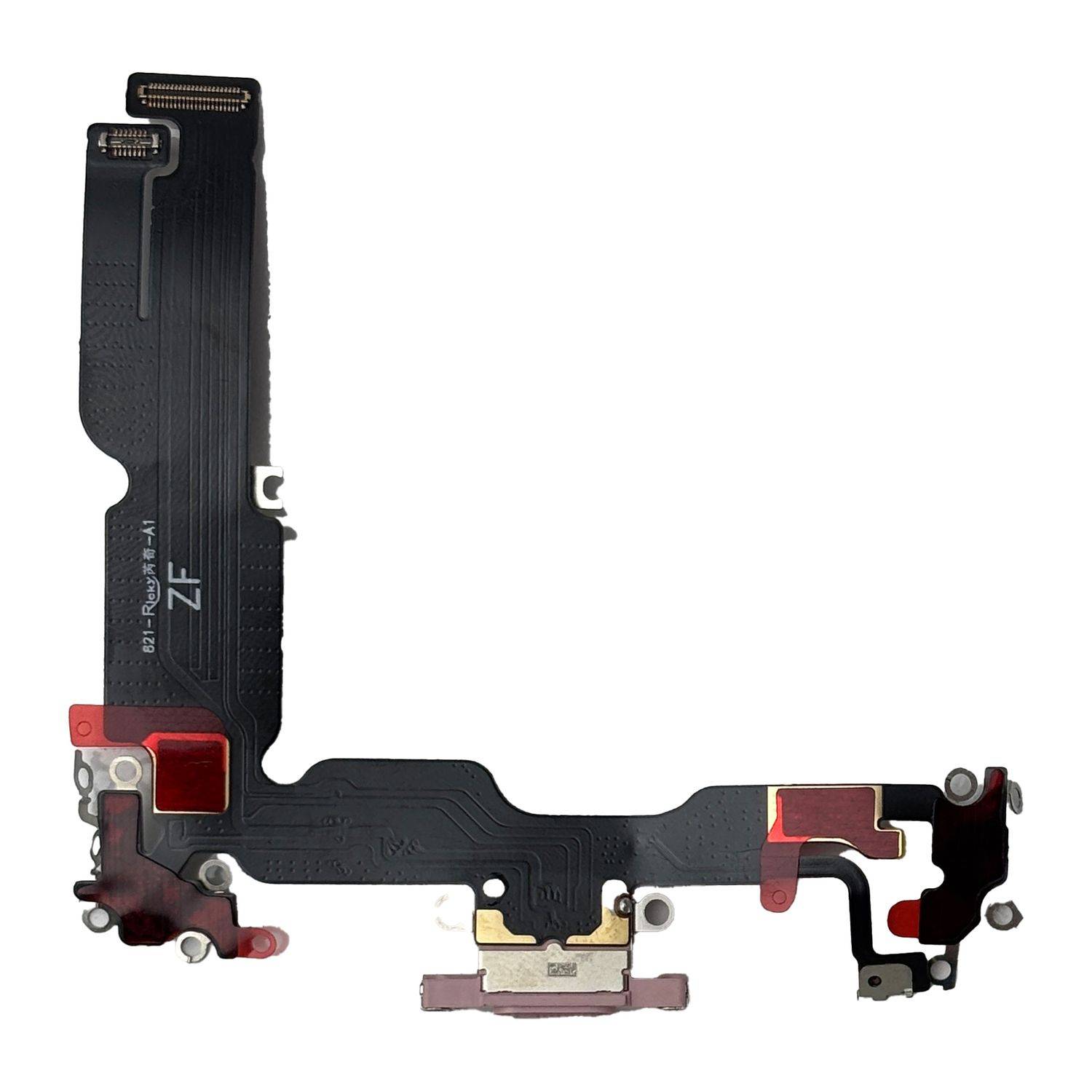 Für Apple iPhone 15 Plus Ladeanschluss Dock Connector Ersatzteil Pink-2