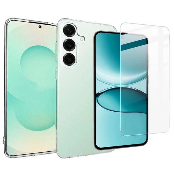 Für Samsung Galaxy S25 FE Silikon TPU Schutz Hülle Cover Transparent + H9 Hart Glas Folie