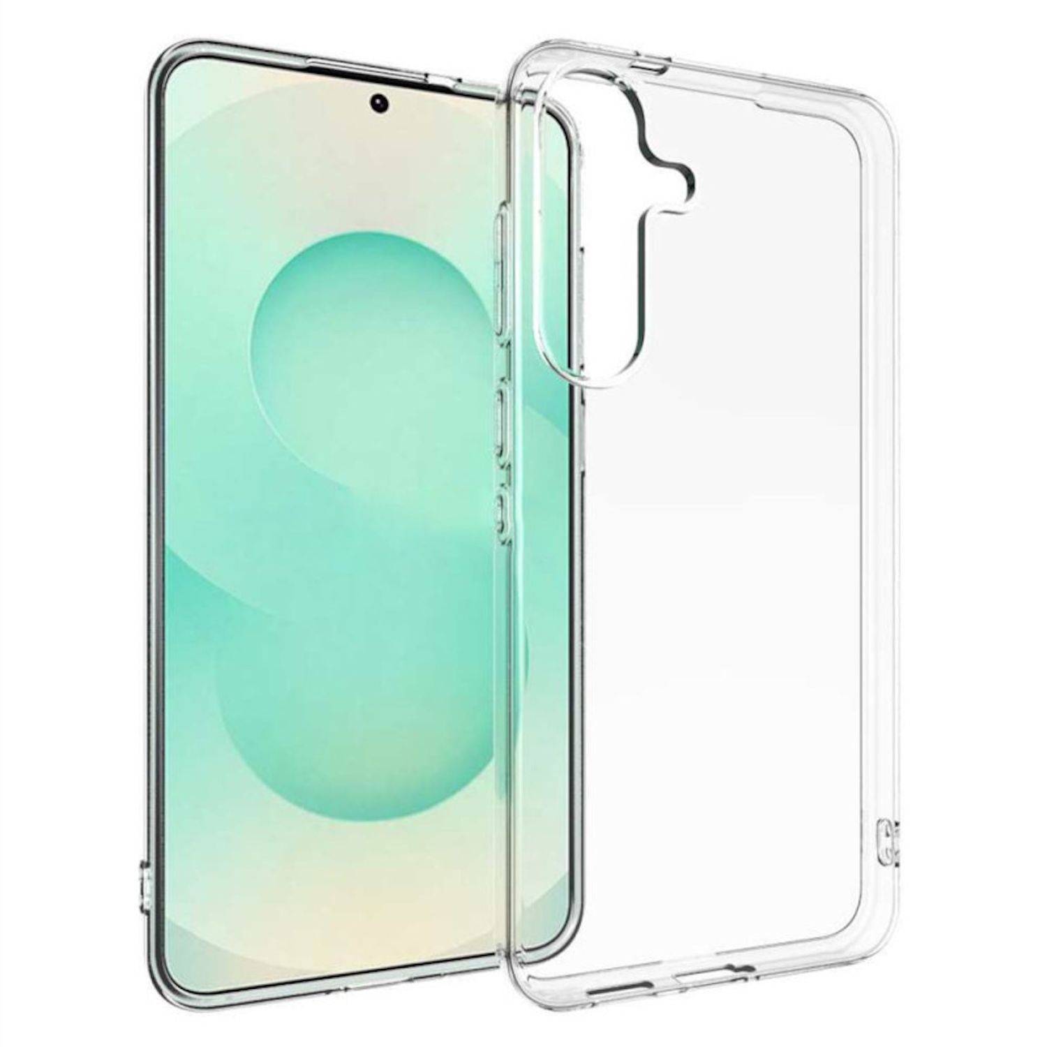 Für Samsung Galaxy S25 FE Silikon TPU Schutz Hülle Cover Transparent + H9 Hart Glas Folie-1