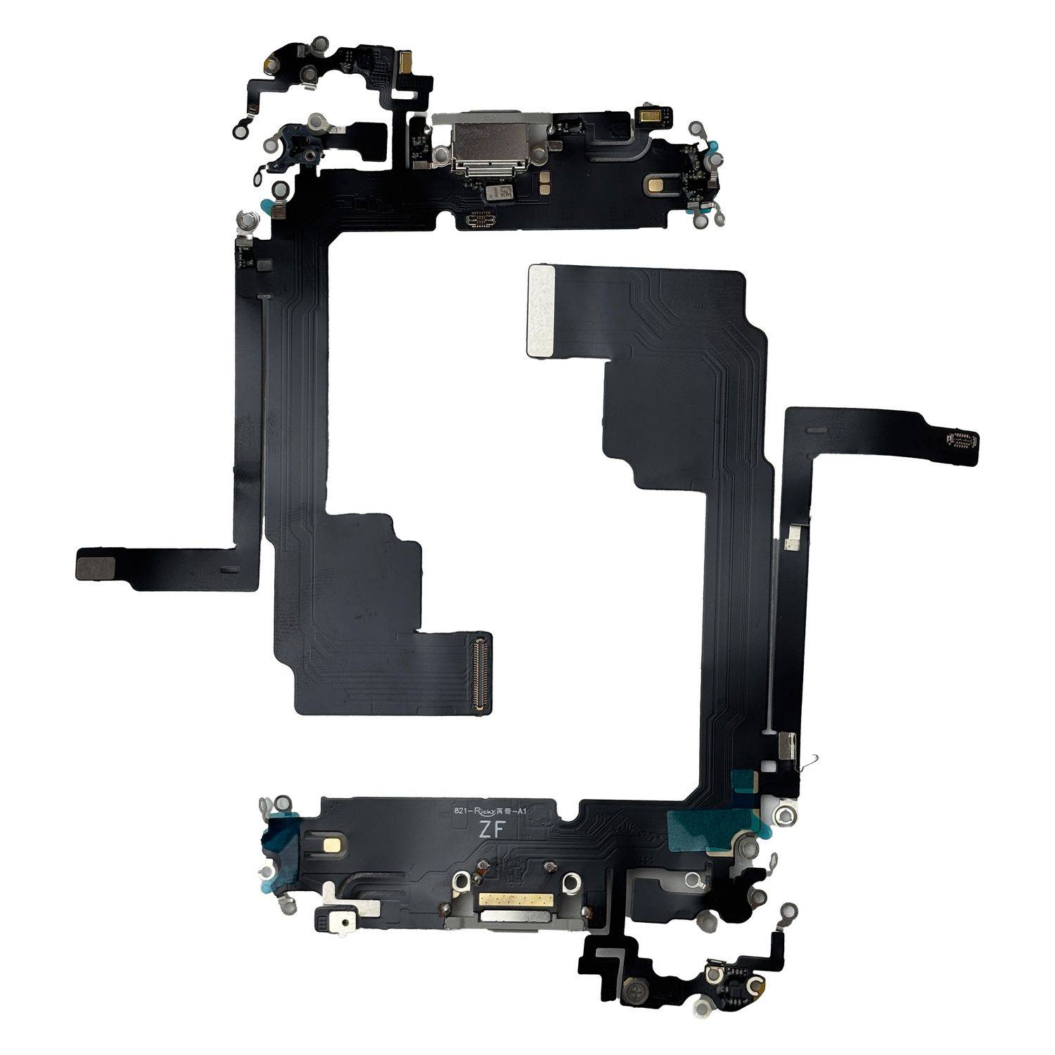 Für Apple iPhone 15 Pro Max Ladeanschluss Dock Connector Ersatzteil Weiß-0