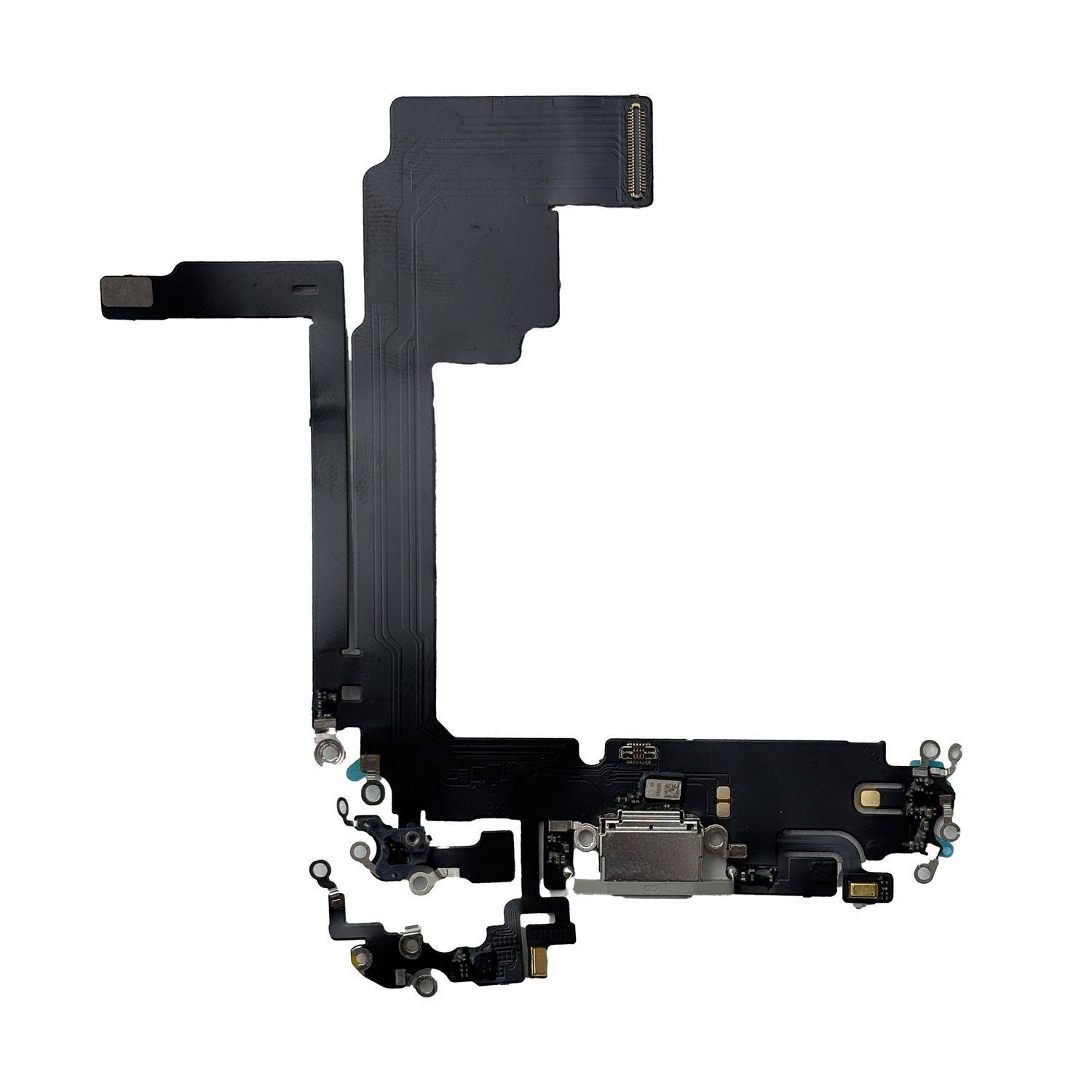 Für Apple iPhone 15 Pro Max Ladeanschluss Dock Connector Ersatzteil Weiß-1
