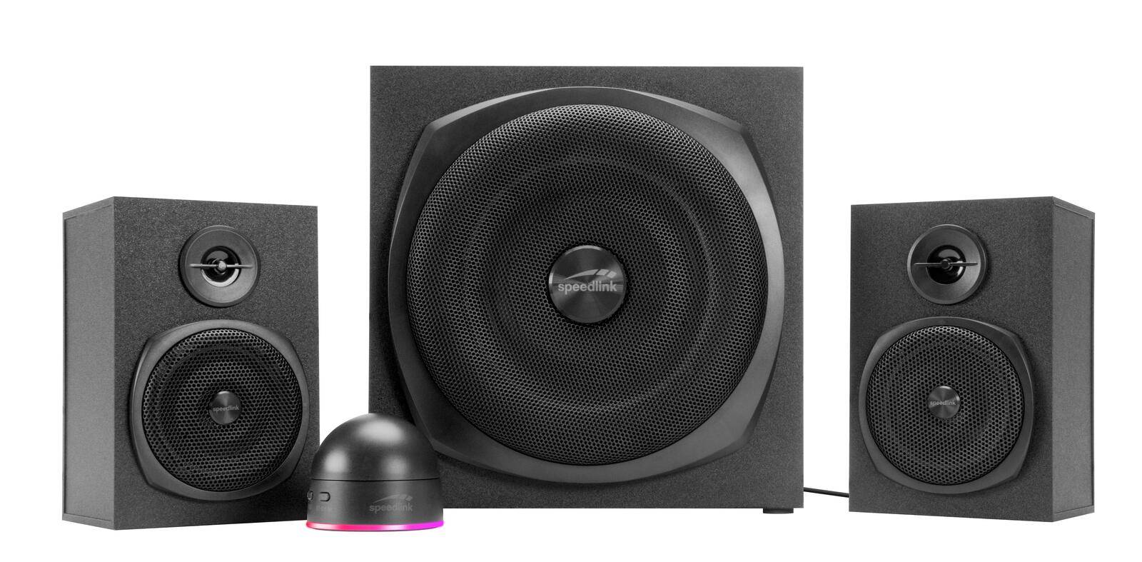 speedlink GRAVITY LT 2.1 Subwoofer System, schwarz SL-820009-BK-0