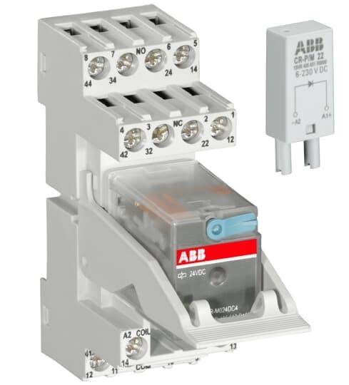 ABB Stotz S&J Interface-Relais CR-M024DC4LS42V-0