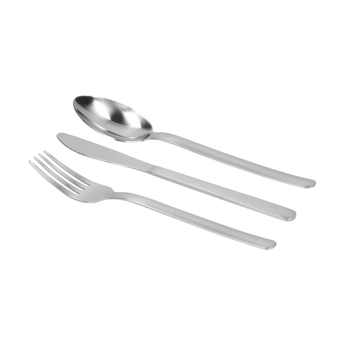 Besteck-Set im PP case "YOKA", grau-2