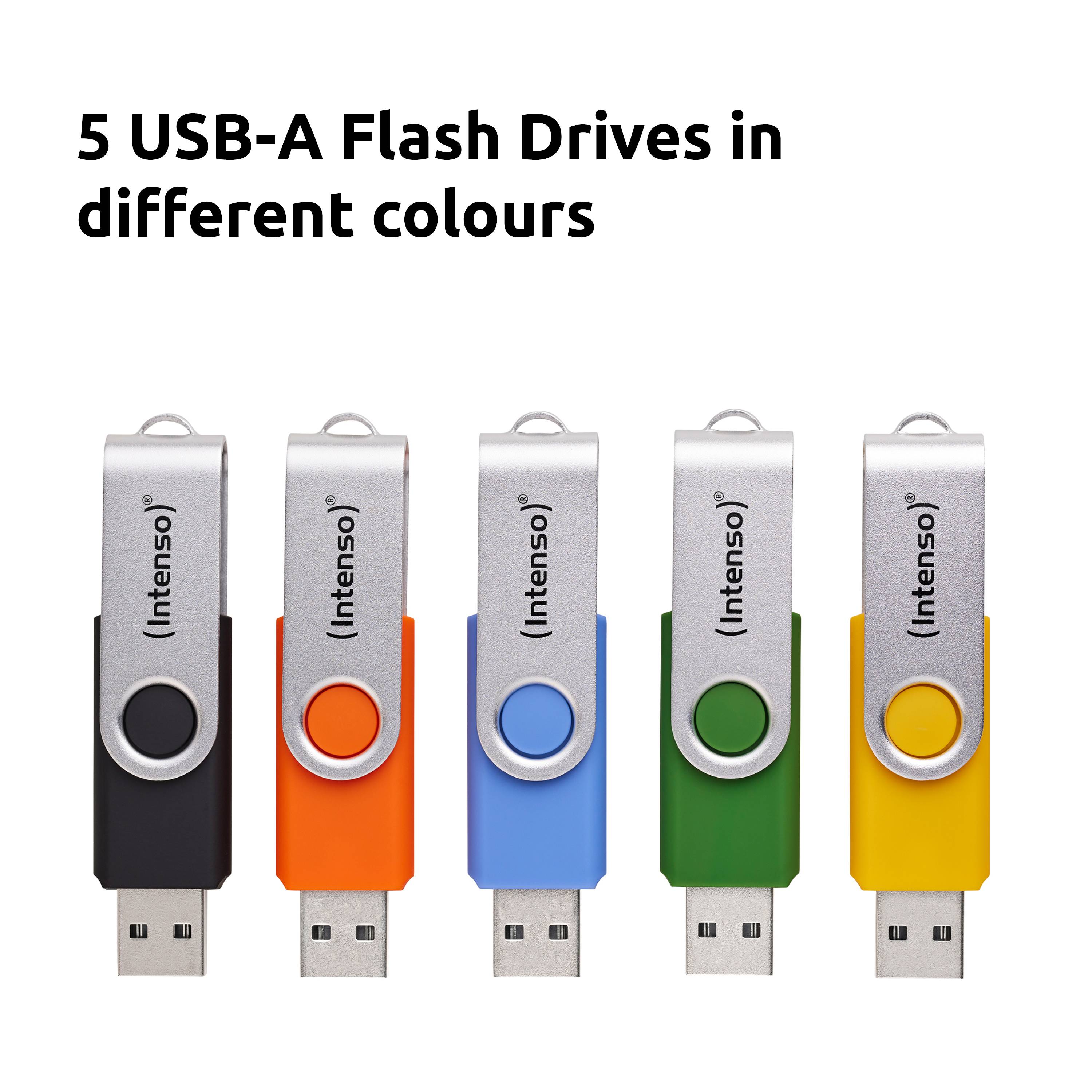 Intenso USB Flash Drive Office Line 3.2 5St. Multipack 64 GB 3.0-2