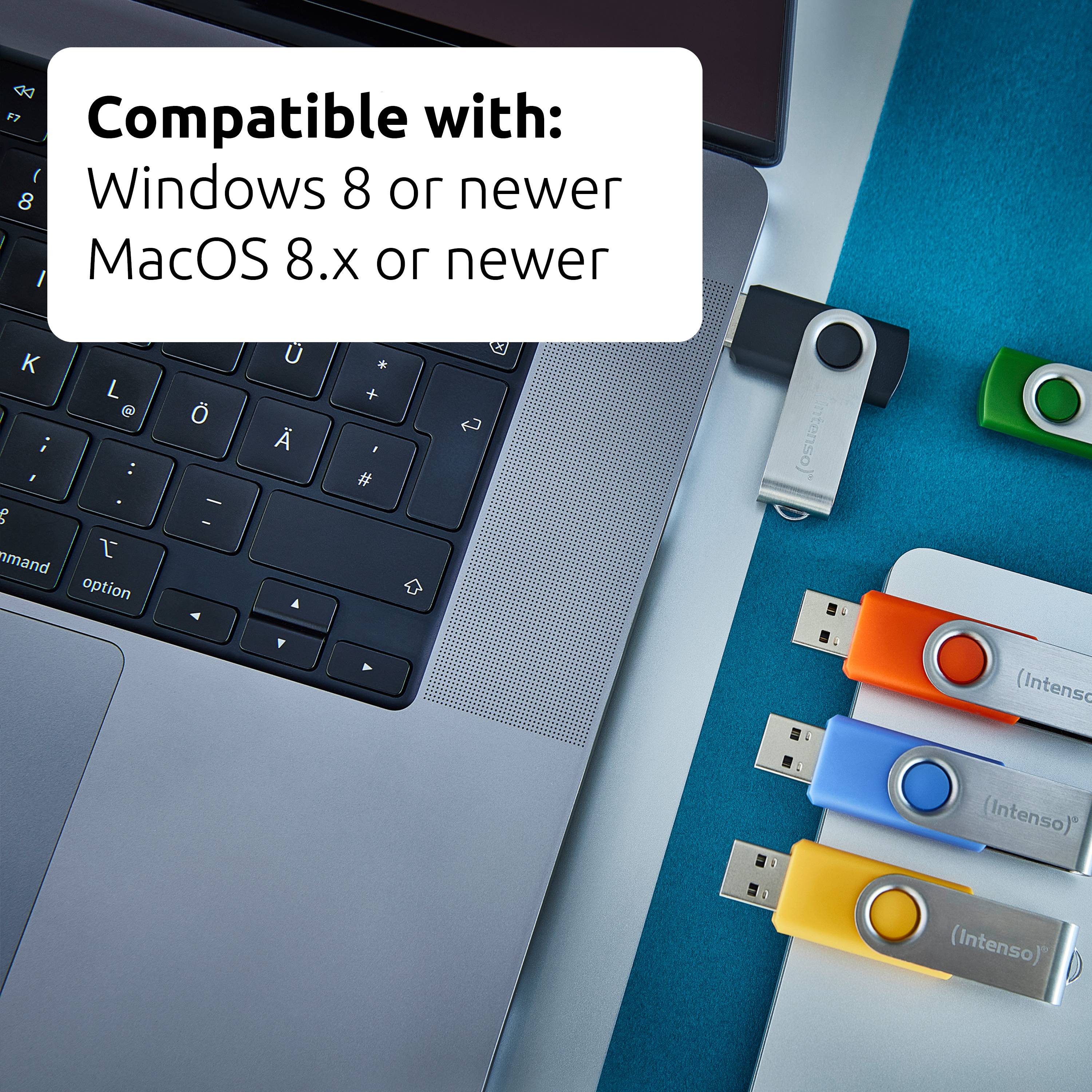 Intenso USB Flash Drive Office Line 3.2 5St. Multipack 64 GB 3.0-4