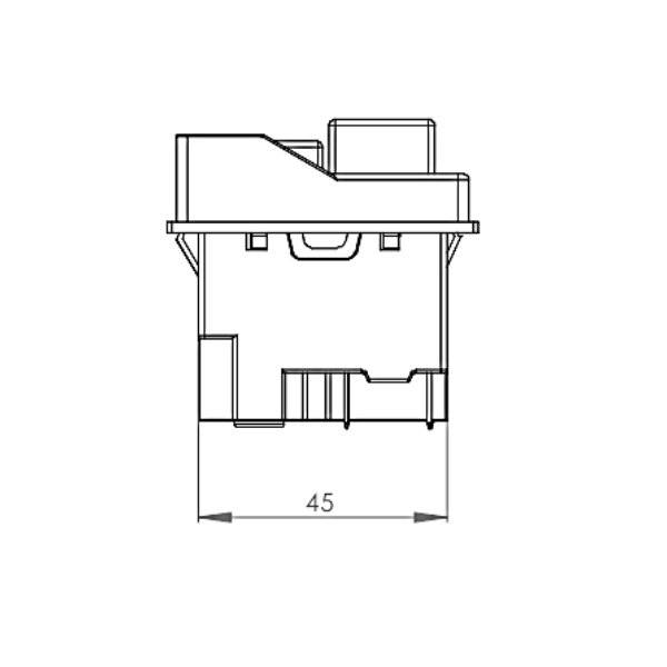 407 000 01 Kedu KB01-KT Einbauschalter KJD17F-3