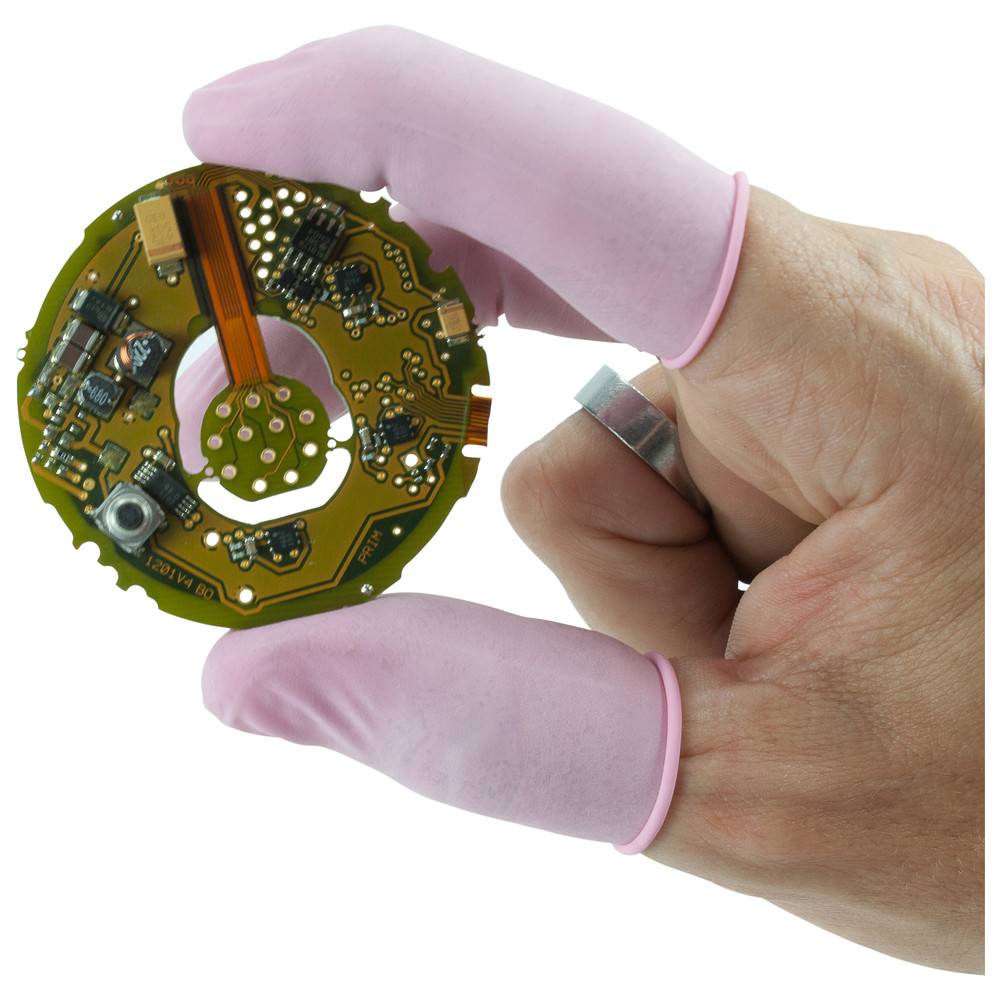 WETEC Fingerlinge, pink, antistatisch, texturiert, L-0