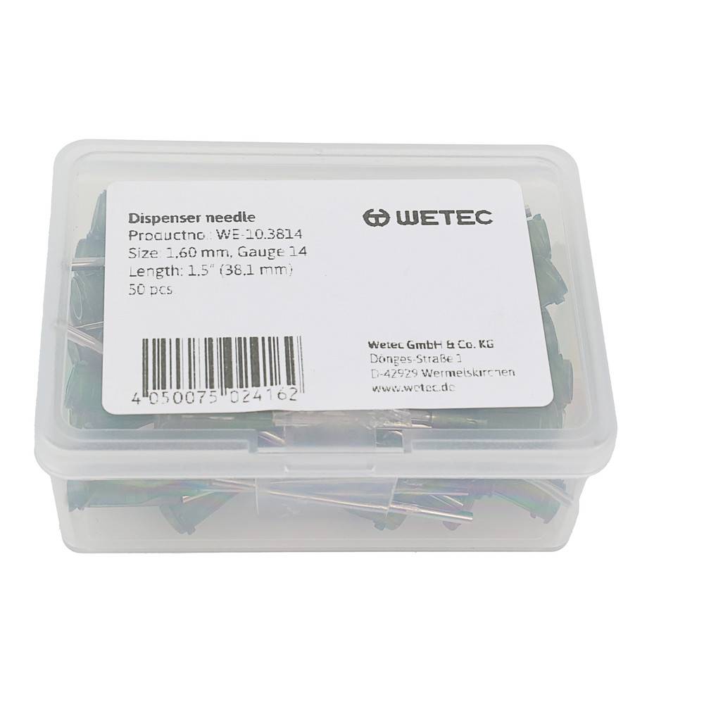 WETEC Dosiernadel, gerade, 1,5", 0,51 mm / Gauge 21, lila-2