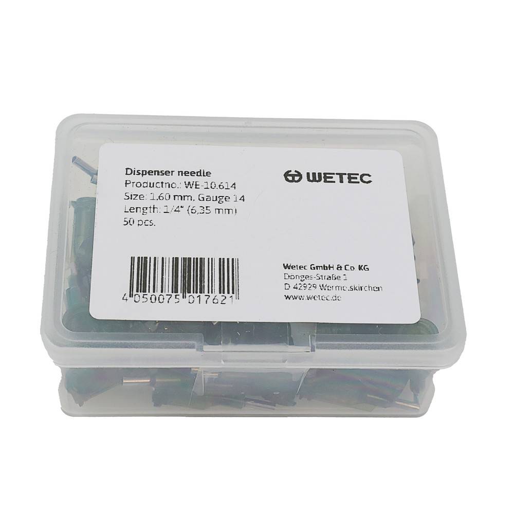 WETEC Dosiernadel, gerade, 1/4", 0,60 mm / Gauge 20, rosa-4