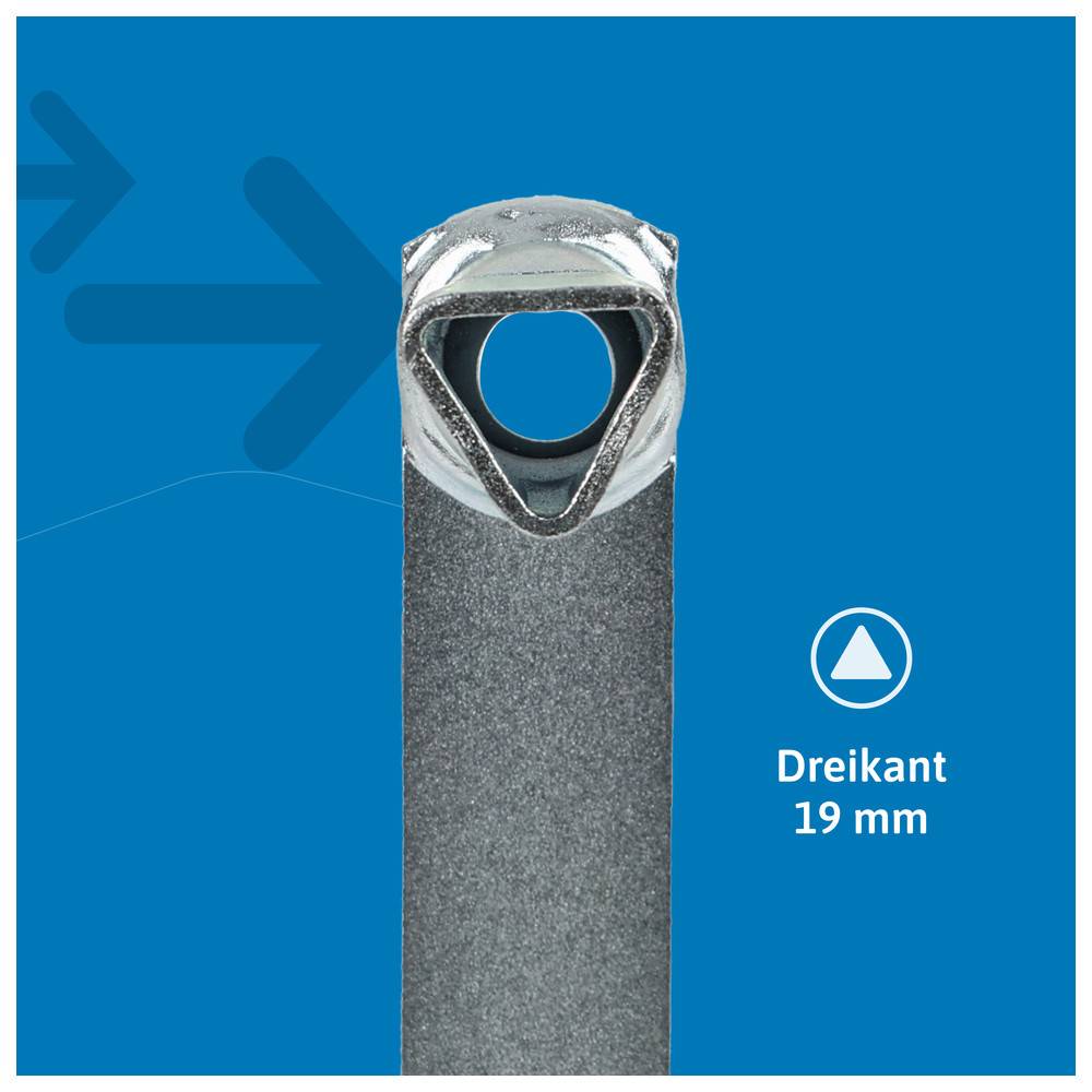 Dönges Schlüssel für Absperrpfosten | Dreikantschlüssel M12 19 mm, Dreikant M12-2