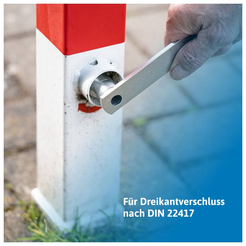 Dönges Schlüssel für Absperrpfosten | Dreikantschlüssel M12 19 mm, Dreikant M12-3
