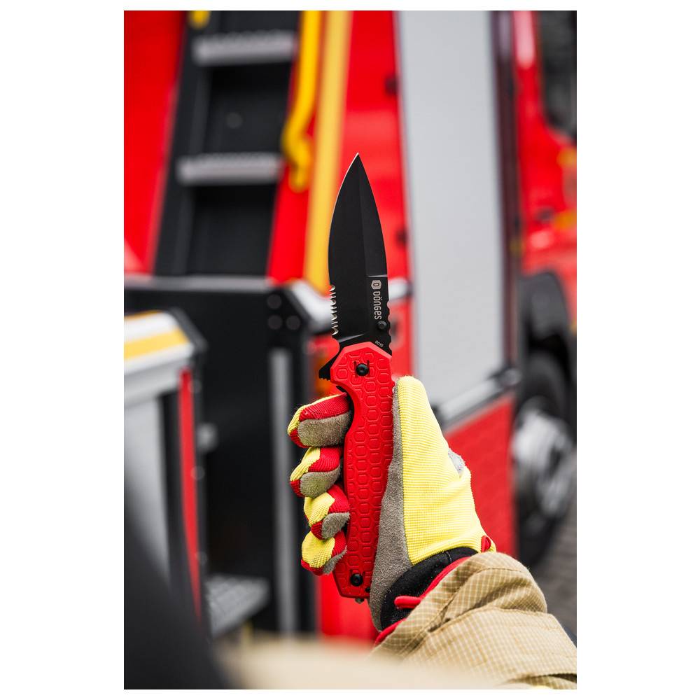 Dönges Rettungsmesser Professional, Fire Fighter, Farbe Rot-1