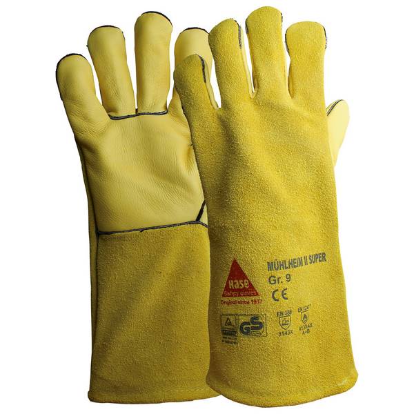 Hase Schweißerhandschuh Mühlheim 2 Super, TÜV GS, Gr. 10