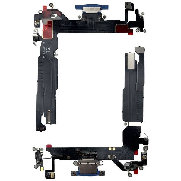 Für Apple iPhone 16 Ladeanschluss Dock Connector Reparatur Ersatzteil Blau