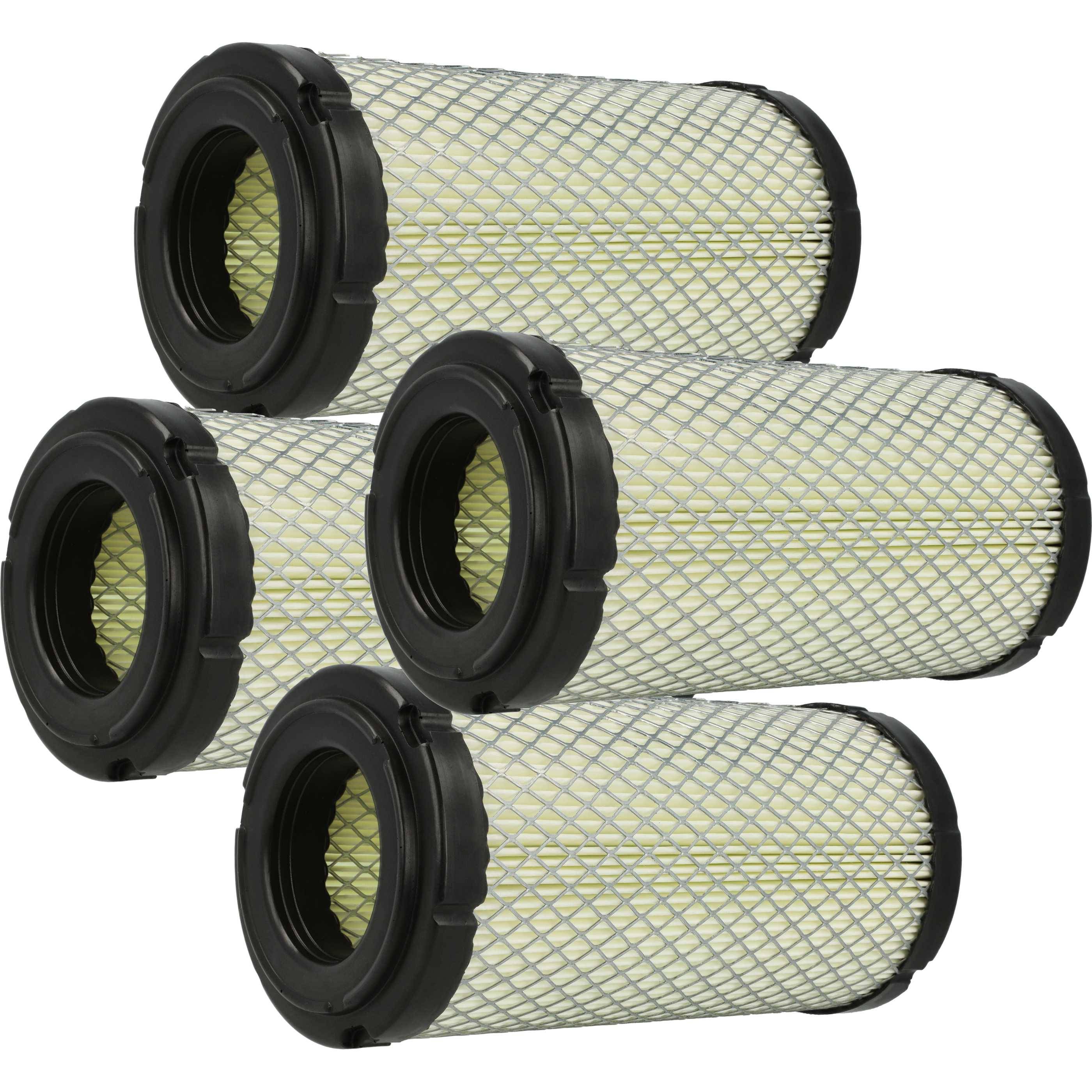 vhbw 4x Luftfilter Ersatz für DOOSAN 97400026 für Bagger | Äußerer Motorfilter-0