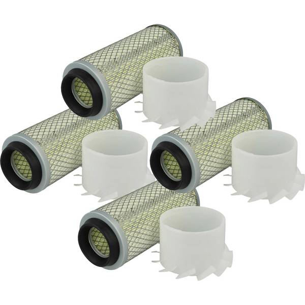 vhbw 4x Äußerer Luftfilter kompatibel mit Kubota B6000-Series B 6000 / E Kubota ZL600 | für B 6001 Kubota D650 Bagger