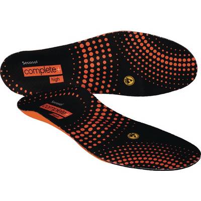 Einlegesohle SECOSOL® COMPLETE+ HIGH Gr.43 schwarz/rot-0