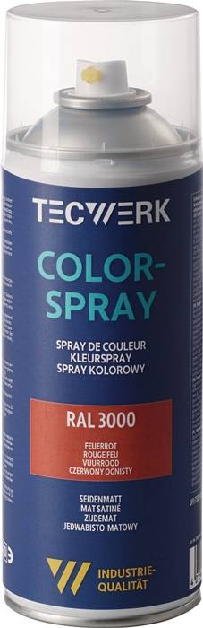 TECWERK Colorspray feuerrot seidenmatt RAL 3000 400 ml-0