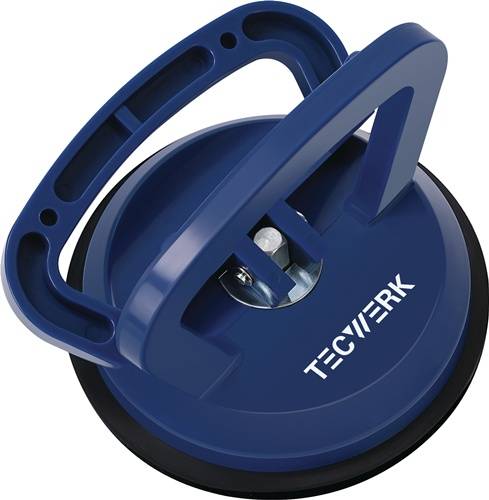 TECWERK Saugheber Tragfähigkeit 45 kg Kopf-Ø 118 mm 1 Kopf ABS Kunststoff-0