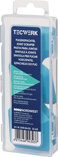 TECWERK Fugenspachtel passend für eckige und runde Fugen Kunststoff 4-teilig-2